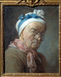 Selbstporträt von Jean Baptiste Simeon Chardin (1771)
