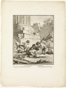 Das Grübchen oder Das Spiel der Steine, aus Die Spiele der Bengel von Paris