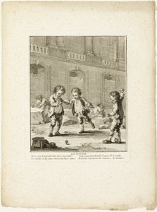 Der Kreisel, aus Die Spiele der Straßenkinder von Paris