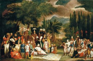 Die Jagdgesellschaft von Sultan Ahmed III. von Jean Baptiste Vanmour