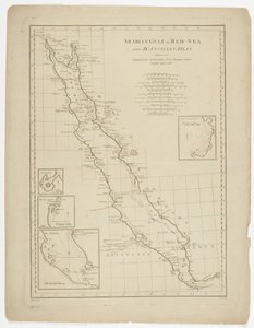 Arabischer Golf oder Rotes Meer, graviert von Thomas Bowen, 1788