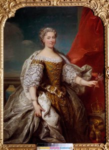Porträt von Catherine Bnin Opalinska, Ehefrau von Stanislas Lescinski, Königin von Polen und dann Herzogin von Lothringen und Bar (1680-1747)