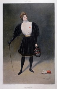Fechterin von Jean Beraud