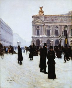 Vor der Oper, Paris, 1879