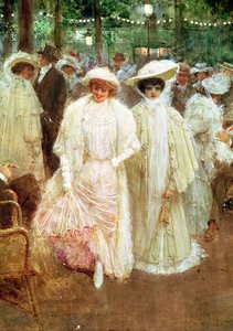 Die Gärten von Paris oder Die Schönheiten der Nacht, 1905 (Detail)