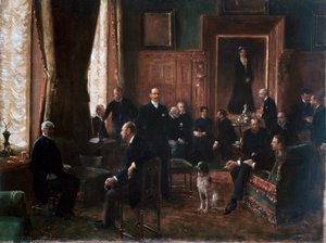 Der Salon der Gräfin Potocka, 1887