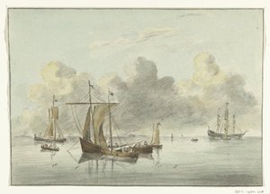 Boote im stillen Wasser