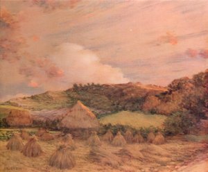 Die Heuhaufen, ca. 1885 von Jean Charles Cazin