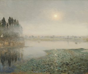 Nebel am Fluss, ca. 1889