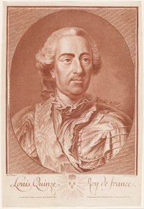 Ludwig der Fünfzehnte, König von Frankreich (Louis XV) von Jean Charles François