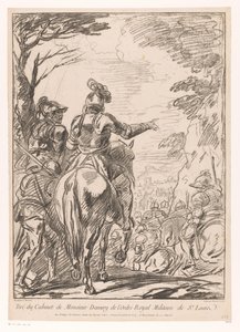 Zwei Soldaten zu Pferd