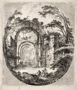 Antike Ruinen von Jean Claude Richard de Saint Non