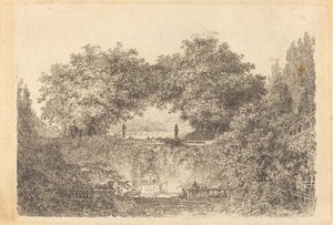 Der kleine Park von Jean Claude Richard de Saint Non after Jean Honoré Fragonard