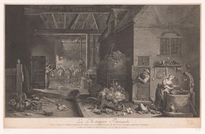 Innenraum eines Bauernhauses