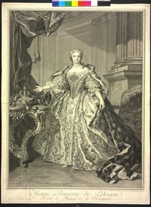 Maria Leszczynska von Jean Daullé