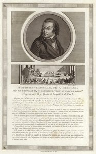 Porträt von Antoine Quentin Fouquier de Tinville von Jean Duplessi Bertaux