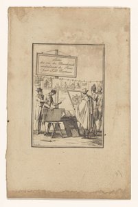 Stand eines Druckhändlers (Suite des cris des marchands ambulants de Paris)