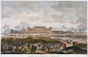 Die Schlacht von La Favorite, Italien, 25. Nivose, Jahr 5 Januar 1797 von Jean Duplessis Bertaux