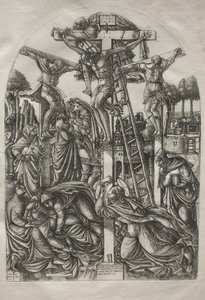 Christus am Kreuz zwischen den beiden Dieben