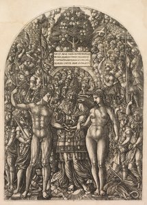 Hochzeit von Adam und Eva, 1555