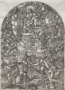 Die Apokalypse: St. Johannes wird in den Himmel gerufen von Jean Duvet