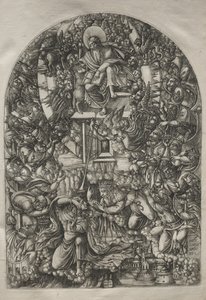Die Apokalypse: St. Johannes wird in den Himmel gerufen, 1546-1556 von Jean Duvet