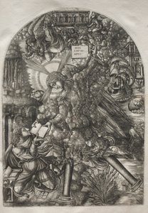 Die Apokalypse: Der Engel gibt St. Johannes das Buch zu essen von Jean Duvet