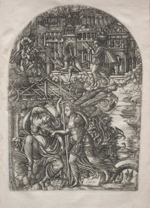 Die Apokalypse: Der Engel zeigt St. Johannes das neue Jerusalem, 1546-1556 von Jean Duvet
