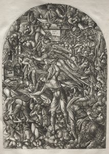 Die Apokalypse: Der Engel, der die sechste Posaune bläst, 1546-1556 von Jean Duvet