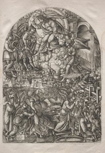 Die Apokalypse: Die Kelter des Zornes Gottes von Jean Duvet