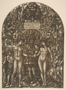 Die Hochzeit von Adam und Eva von Jean Duvet