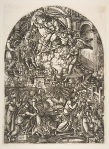 Die Kelter des Zornes Gottes, aus der Apokalypse von Jean Duvet