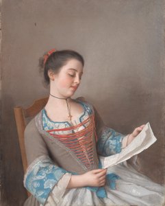 Die schöne Leserin von Jean Étienne Liotard