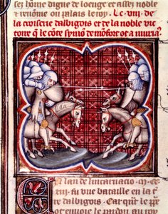 Schlacht von Muret (12. September) von Jean Fouquet