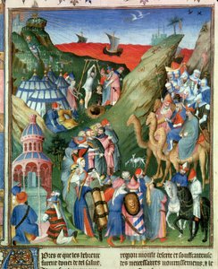 Hebräer in der Wüste, Illustration aus 