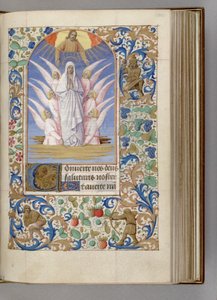 Die Himmelfahrt der Jungfrau, Stundenbuch, 1450-1499