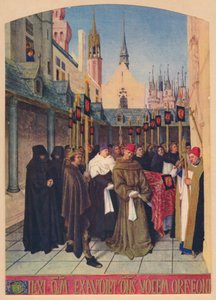 Das Begräbnis von Etienne Chevalier, ca. 1455, 1939 von Jean Fouquet
