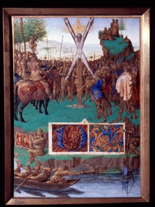 Der Märtyrer von Saint Andre, Miniatur aus dem Stundenbuch von Stephen Chevalier