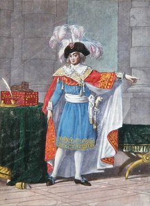 Einer der fünf Mitglieder des Exekutivdirektoriums der Direktorialzeit (1795-99) in formeller Kleidung
