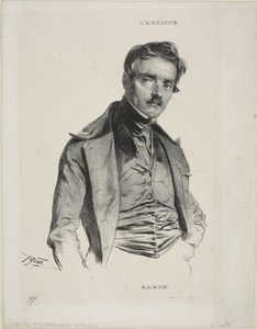 Porträt des Bildhauers Antoine-Louis Barye