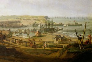 Napoleon besucht das Lager in Boulogne im Juli 1804 (Detail), 1806 von Jean Francois Hue