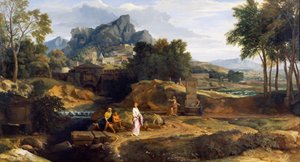 Landschaft mit Figuren