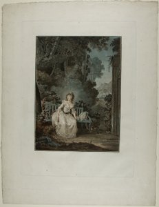 Madame Dugazon in der Oper „Nina, ou La folle par amour“ (Nina, oder Die Frau, die aus Liebe verrückt wurde)
