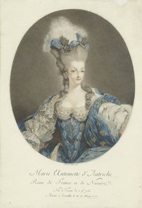 Porträt von Marie Antoinette von Jean Francois Janinet