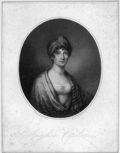 Angelica Catalani, graviert von Antoine Cardon
