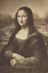 Millets Zeichnung der Mona Lisa, 1854-55 von Jean Francois Millet