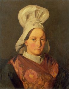 Porträt der Schwester des Künstlers, Emily, ca. 1841-45 von Jean Francois Millet