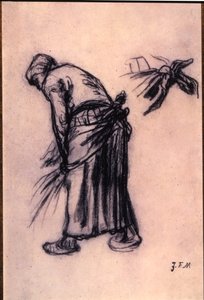 Studie einer Ährenleserin