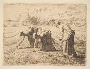 Die Ährenleserinnen, 1834-75 von Jean Francois Millet