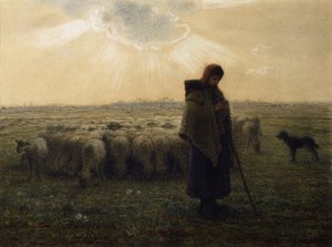 Die Schäferin und ihre Herde, 1862-67